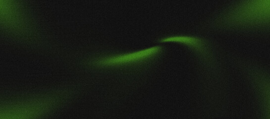 black grainy gradient glow with smooth noise texture, neon green highlight, vibrant abstract poster background