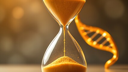 A glass figure standing firm against swirling winds, embodying resilience and strength.