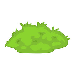 Cartoon grass illustration 