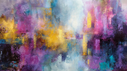 Painting abstracts allows her to express creativity freely.