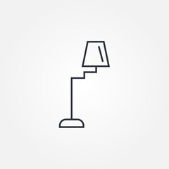 swing arm lamp icon symbol illustration vector eps10 logo template design pattern seamless bright minimal design flat design realistic style simple design modern design