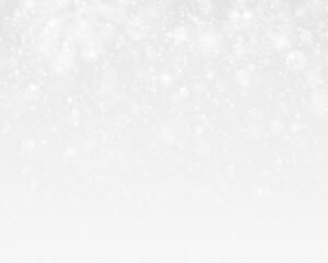 Frosty snowstorm under christmas sky. Shimmering snowflakes and glowing ice form a bright seasonal pattern.