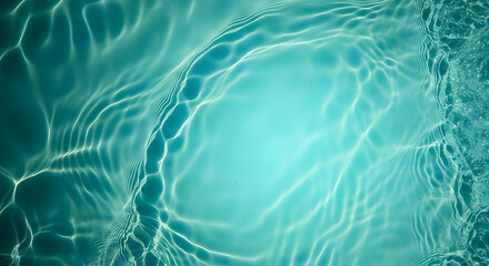 Reflections dance and ripple across the tranquil turquoise water, creating a stunning visual texture ideal for backgrounds, websites, and calming designs with a sense of serenity