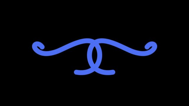 Inspiration logo design vector illustration. swirl ornament stroke, decorative lacy border.