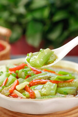 Fresh Homegrown Squash and Vegetable Stir-Fry with Farmers Market Ingredients