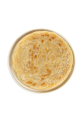 Handmade Buttered Puff Pastry Flatbread in White Bowl - Detailed Food Photography