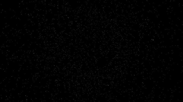 Explosion of stars reminiscent of the Big Bang, black background - 3D rendering
