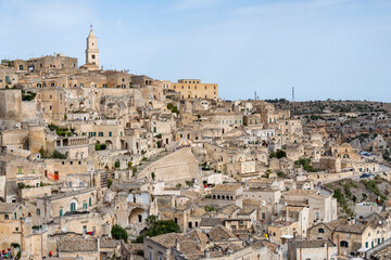 View of Matera in Basilicata