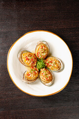 Steamed Abalone with Garlic Vermicelli - Premium Chinese Seafood Dish