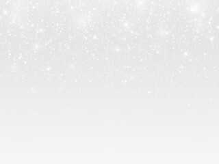 Icy christmas light and magical snow. Frosted celebration with glowing snowflakes and transparent winter pattern.