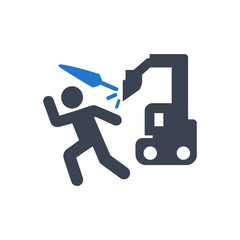 Heavy Machinery Hazard icon