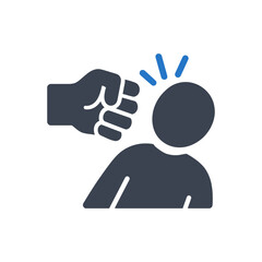 Physical Assault Danger Icon