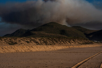 El incendio de las palmas