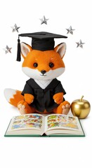 Fox graduates with honors in a celebratory education scene