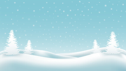 Christmas background with Christmas tree vector illustration