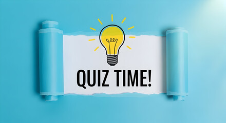 Engage your audience with a captivating quiz time announcement, perfect for social media, education, or trivia nights, fostering curiosity and learning!
