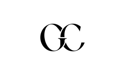 GC initial letters, monogram logo