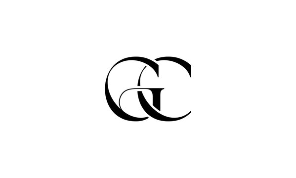GC initial letters, monogram logo
