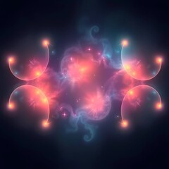 Simple Cosmic Vector Template,Generativ AI