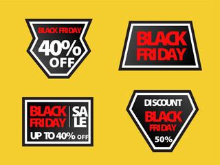 Vector set of sale label icons and badges for business design with best price offer tags