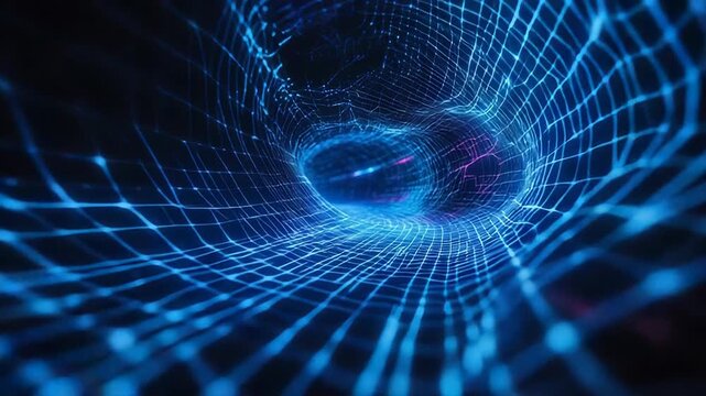 Digital data network tunnel representing high speed connection