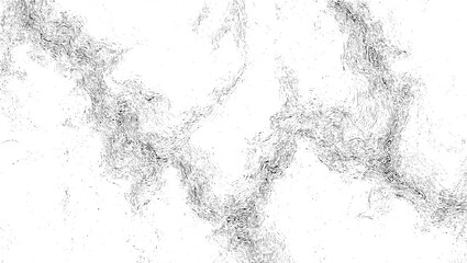 Abstract black and white wavy line pattern with textured details vector
