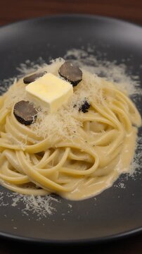 Tr&uuml;ffelpasta mit frischem Parmesan