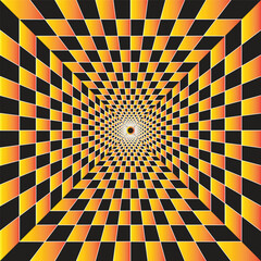 background taxi yellow black square circular design, vector pop art style