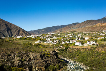 A Tibetan village in China.