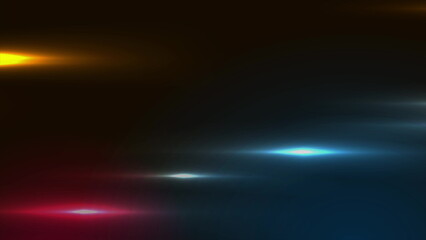 Colorful neon laser stripes abstract geometric tech background