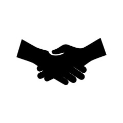 Handshake icon symbol for business agreement partnership Vector, illustration