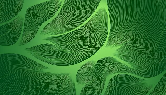 abstract green fluid pattern with contour effects
