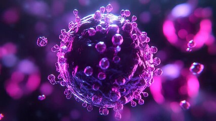 Coronavirus covid 19 virus cells microscopic view - Powered by Adobe