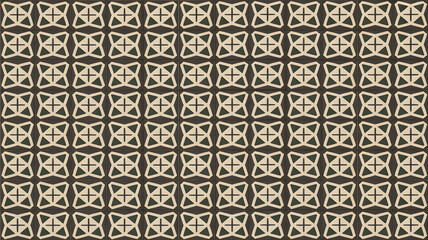 Geometric pattern tiles arranged in rows forming a seamless design, transparent png, isolated.