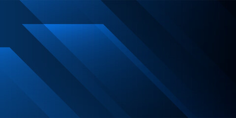 Abstract dark blue geometric background. Dynamic shapes composition.  modern creative trendy design