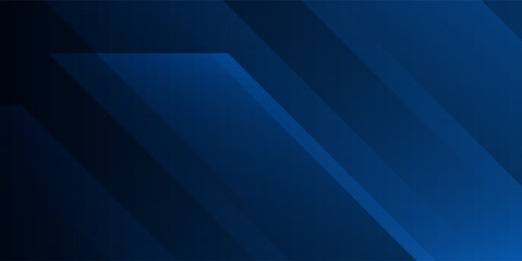 Abstract dark blue geometric background. Dynamic shapes composition.  Modern trendy design in Vector Illustration