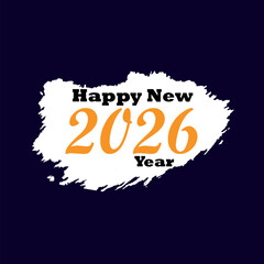 Happy New Year Vector Holiday Template Festive Background