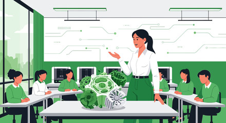 Innovative engineering education in a modern classroom environment promotes learning success