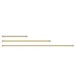 3D rendering illustration of some wall mounted stair handrails