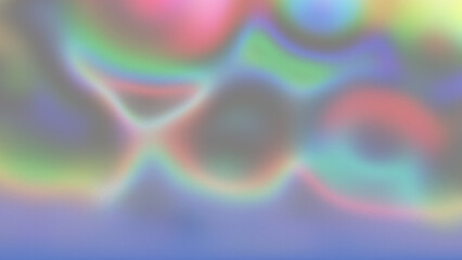 Soft Focus Iridescent Hues with Blurred Edges abstract