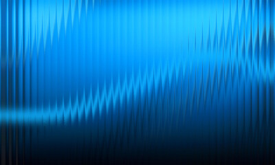Abstract Blue Glass Wave Lines Background – Futuristic Gradient Light Reflection Illustration