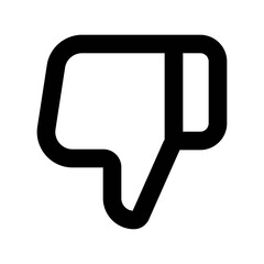 Unlike icon vector UI