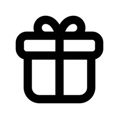 Gift box icon vector UI