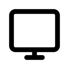 Monitor icon vector UI