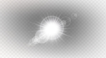 PNG sparkle effect with spotlight and glowing light on abstract stadium scene, flare burst, glitter disco flash, futuristic glow, beam, laser ray, magic lens, transparent background 