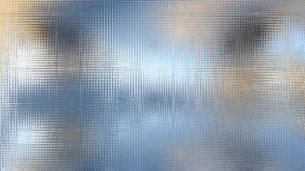 Textured Frosted Glass with Grid Pattern and Blurred Background for Privacy and Design Concepts