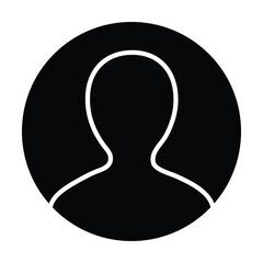 Avatar minimalist ux ui icon