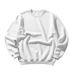 White sweatshirt on a dark background sweater clothing