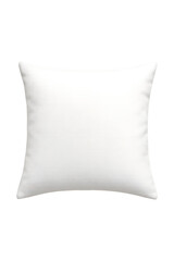 White Pillow Mockup Clean Minimalist Design Isolated on Transparent Background