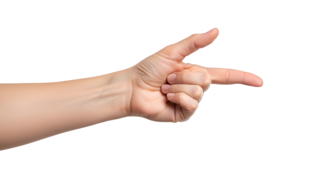 Hand Pointing Finger Gesture index finger